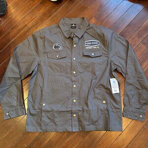 Colosseum Penn State Nittany Lions Work Shirt/Jacket, New!